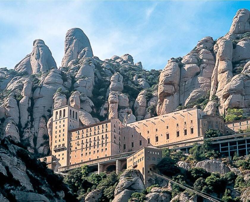 Piso En El Centro De Monistrol De Montserrat Kültér fotó